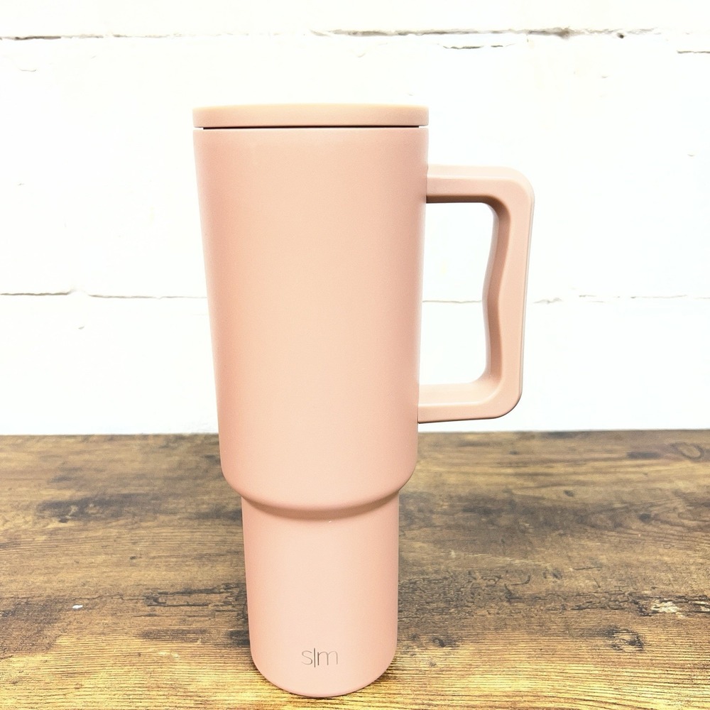 Simple Modern Trek 40oz Stainless Steel Lidded Tumbler Powder Coat‎ Mauve